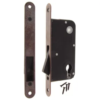 Защелка магнитная Bonaiti B-One 919 (CYL) под цилиндр c ответной планкой м/о 85х196