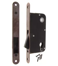 Защелка магнитная Bonaiti B-One 919 (CYL) под цилиндр c ответной планкой м/о 85х196