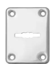 Декоративная Fuaro (Фуаро) накладка ESC082 на сувальдный замок (1шт) (нерж. сталь)