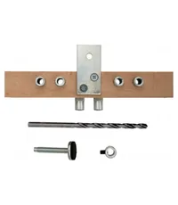 Шаблон для установки ввертных петель Ø14,16 для дверей с притвором