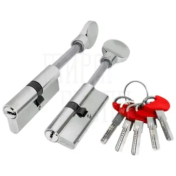 Цилиндровый механизм Fuaro (Фуаро) D-PRO5007Tang80 mm (45+10+25) со штоком