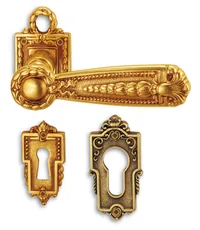 Дверная ручка на розетке Salice Paolo "Orleans" 4295/3085