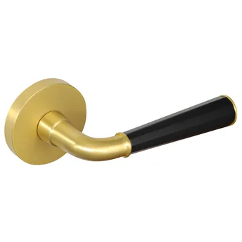 Дверная ручка из латуни Ghobestir "POLLY Сollection" G016 на круглом основании