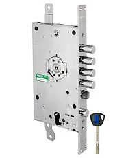 Замок врезной Mottura (Моттура) двухсистемный 3D KEY 3D.787-S (левый) ключ 40 мм