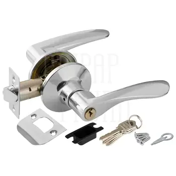 Дверная ручка-защелка Punto (Пунто) DK620 (кл./фик.)