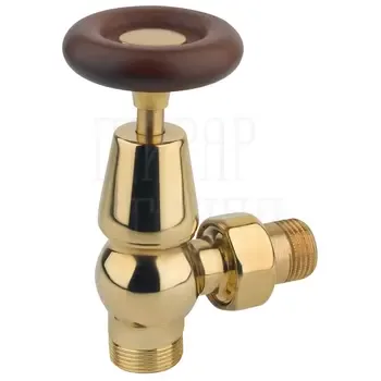 Вентиль Carlo Poletti Brass "Wood" регулировочный угловой 1/2