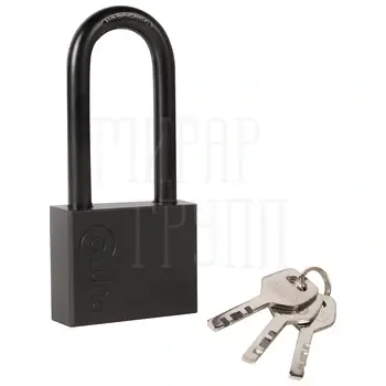 Замок Punto (Пунто) навесной PK-1550L 3 key диск.ключ длиная дужка