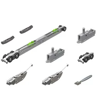 Комплект Armadillo (Армадилло) для раздвижных дверей SLD.Scope.SET3.soft close+roller/80