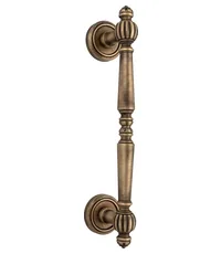 Ручка дверная скоба Extreza "Daniel" (Даниель) 244 мм (195 мм) на круглых розетках R01