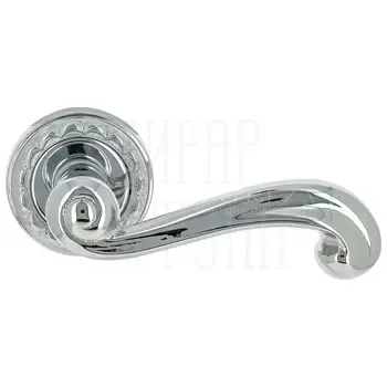 Дверная ручка Extreza "Berta" (Берта) 312 на круглой розетке R02