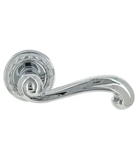 Дверная ручка Extreza "Berta" (Берта) 312 на круглой розетке R02