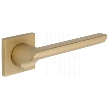 Дверная ручка Extreza Hi-tech "SANTA" (Санта) 128 на квадратной розетке R15