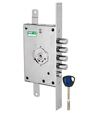 Замок врезной Mottura (Моттура) сувальдный с защёлкой 3D KEY 3D.771 S (левый)