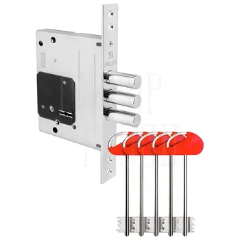 Замок Fuaro (Фуаро) врезной сувальдный MDV25/S-60.00.3R16