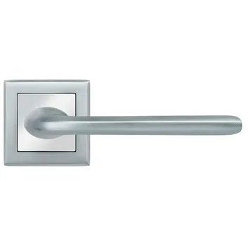 Дверная ручка на квадратной розетке RUCETTI RAP 25-S