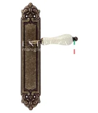 Дверная ручка Extreza "DANA CRACKLE" (Дана Кракле) 306 на планке PL02