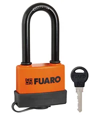 Замок навесной Fuaro (Фуаро) PL-3660 LS (60 мм) 3 англ.кл. (удлиненная дужка) БЛИСТЕР