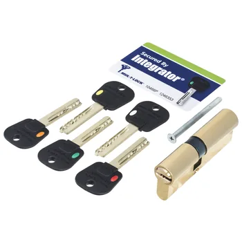 Цилиндровый механизм ключ-ключ Mul-T-Lock (Светофор) Integrator 86 mm (33+10+43)