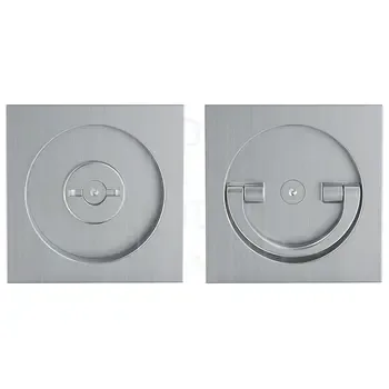 Ручка поворотная Armadillo (Армадилло) для раздвижных дверей SH.QUADRO55.BK8