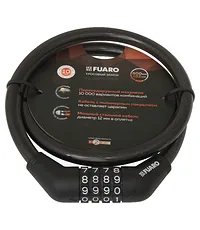 Замок тросовый Fuaro Фуаро PL-1280-CODE 12х800 мм перекод.