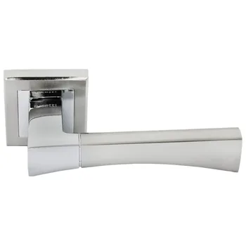 Дверная ручка на квадратной розетке RUCETTI RAP 12-S