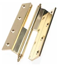 Петля дверная латунная левая для дверей с европритвором(наплавом) Amig 1207 100x63x3