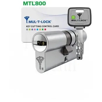 Цилиндровый механизм ключ-ключ Mul-T-Lock (Светофор) MTL800 160 mm (75+10+75)