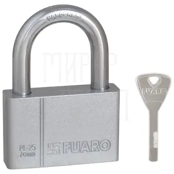 Замок навесной Fuaro (Фуаро) PL-2570 (70 мм) 4 кл.