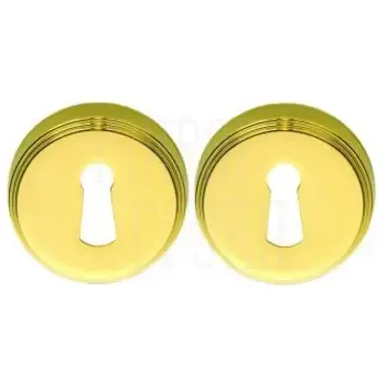 Накладки на круглой розетке под кабинетный ключ Colombo CD1003 BB (Piuma)