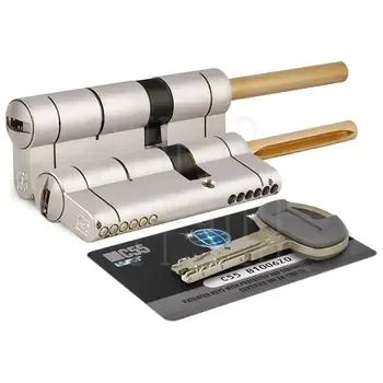 Цилиндровый механизм Mottura (Моттура) под вертушку (дл. шток) C55P613101 (92 мм/56+10+26)