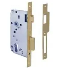 Замок врезной цилиндровый 2 оборота 1 плоский ригель защелка 5C110.45.0