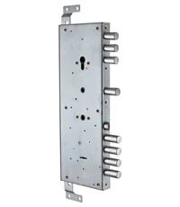 Замок Guardian (Гардиан) врезной двухсистемный ЗВ 25.14 (прав) с тягами (без планки) 5+1 кл. (длин. кл. 54 мм) /z8133/