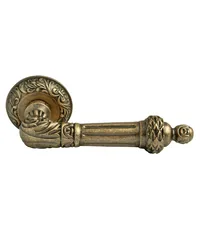 Дверная ручка на круглой розетке RUCETTI RAP-CLASSIC 3