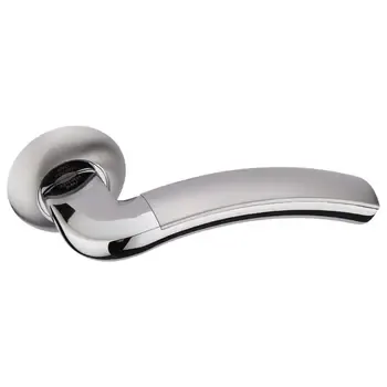 Дверная ручка на круглой розетке ADDEN BAU "Twin" A127