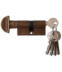 Цилиндровый механизм замка Melodia (60 мм/25+10+25) ключ-вертушка