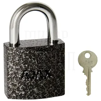 Замок Ajax (Аякс) навесной PD-0132 (PD-01-32) 3 key англ.