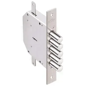 Замок Elbor (Эльбор) врезной сувальдный Гранит 1.06.02 с тягами (длинный ключ) /00449/