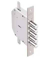 Замок Elbor (Эльбор) врезной сувальдный Гранит 1.06.02 с тягами (длинный ключ) /00449/