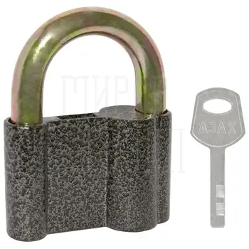 Замок Ajax (Аякс) навесной PD-4070 (PD-40-70) 3 fin key
