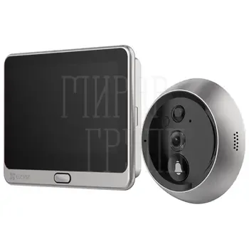 Дверной видеоглазок EZVIZ DP2C WiFi беспроводной (CS-DP2C-A0-6E2WPFBS)