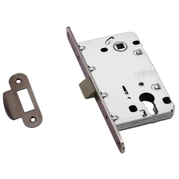 Защелка врезная бесшумная под евро-цилиндр Archie LP 5112-CL