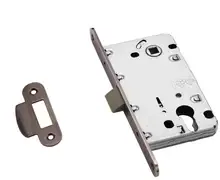 Защелка врезная бесшумная под евро-цилиндр Archie LP 5112-CL