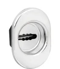 Накладка Fuaro (Фуаро) на сувальдный замок ESC.S-auto/U/OV.477 (ESC 477 U (70х50) ) с подпруж. шторками