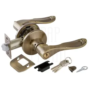 Дверная ручка-защелка Punto (Пунто) DK630 (кл./фик.)