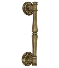 Ручка дверная скоба Extreza "PIERO" на круглых розетках R05