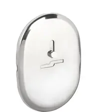 Декоративная Fuaro (Фуаро) накладка ESC 476 (90х65) СP на сувальдный замок с шторкой (тип Меттэм)