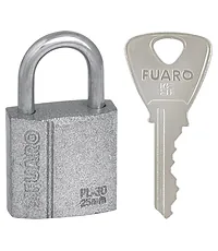 Замок навесной Fuaro (Фуаро) PL-3025 (25 мм) 2 кл.