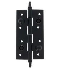 Петля дверная универсальная стальная противосъемная Amig 561 150x82x2.5 с колпачком