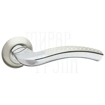 Дверная ручка на круглой розетке Fuaro (Фуаро) "LOUNGE" AR 130 mm