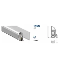 Автоматический порог-уплотнитель Venezia 1460 накладной для стеклянной двери 700-500 мм одинарной регулировки